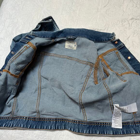 Crewcuts Denim Jean Jacket Size 6/7 - Picture 5 of 6